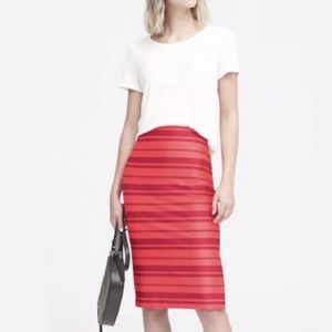 Banana Republic Stripes Pencil Skirt